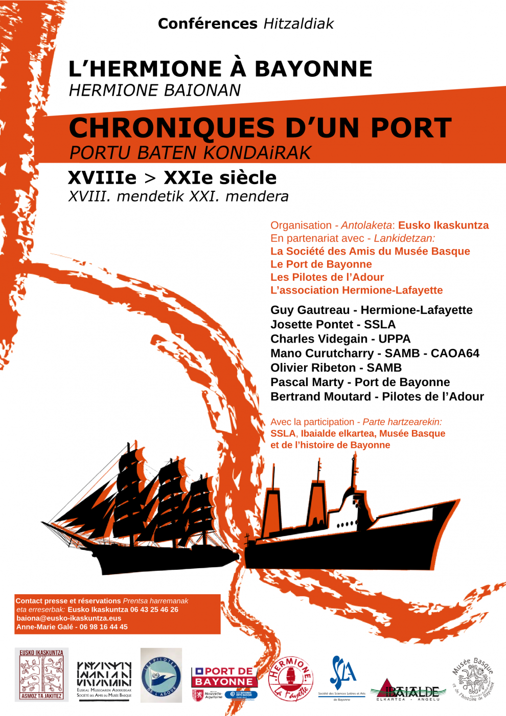 Hermione A Bayonne Hermione Baionan Affiche Afitxa 1